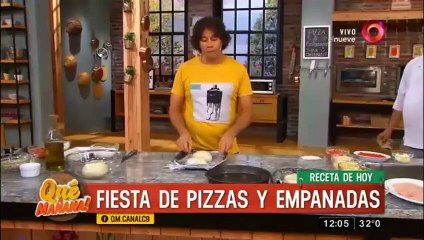 Como hacer pizzas casera y empandas