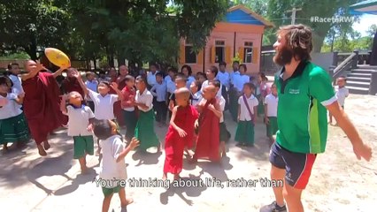 Dos hombres recorren Asia en bicicleta para llegar a Japón al Mundial de Rugby