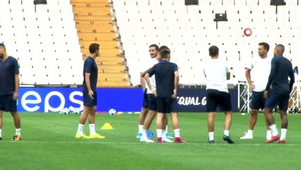 Chelsea son antrenmanını Beşiktaş Park'ta yaptı