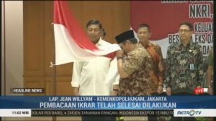 Eks DI/TII dan NII Berikrar Setia pada Pancasila