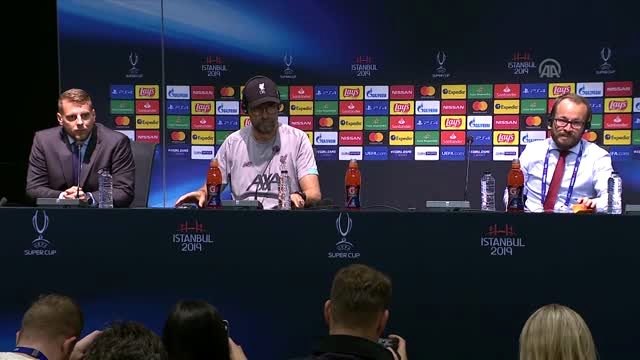 UEFA Süper Kupa maçına doğru - Jurgen Klopp / Virgil van Dijk / Sadio Mane