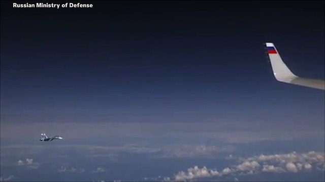 Russian Jet Reportedly Forces NATO Fighter From Defense Minister's Plane