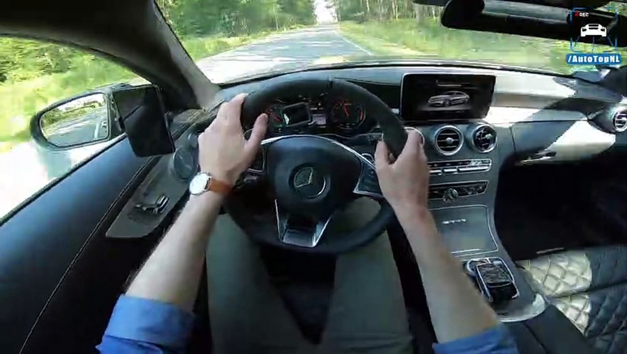 Mercedes AMG C63 R 745HP REVIEW POV Test Drive on AUTOBAHN & ROAD by AutoTopNL