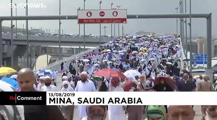 A sátán megkövezésével véget ért a zarándoklat Szaúd-Arábiában