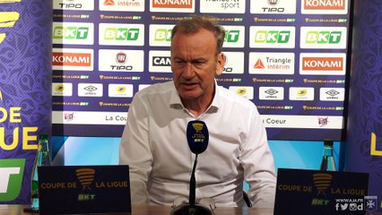 La conférence de presse de Jean-Marc Furlan après AJA-Béziers (CDL)