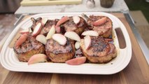 Grilled Pork Chops with Honey Garlic Glaze