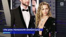 Liam Hemsworth Wishes Miley Cyrus Well Following Split