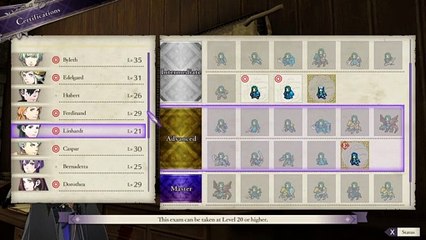 Fire Emblem Three Houses - Chapter 14: Casper War Master Masterclass Exam Switch Gameplay (2019)