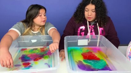 Amazon Basics New Glue vs Elmer’s Glue - MAKING GIANT SLIMES