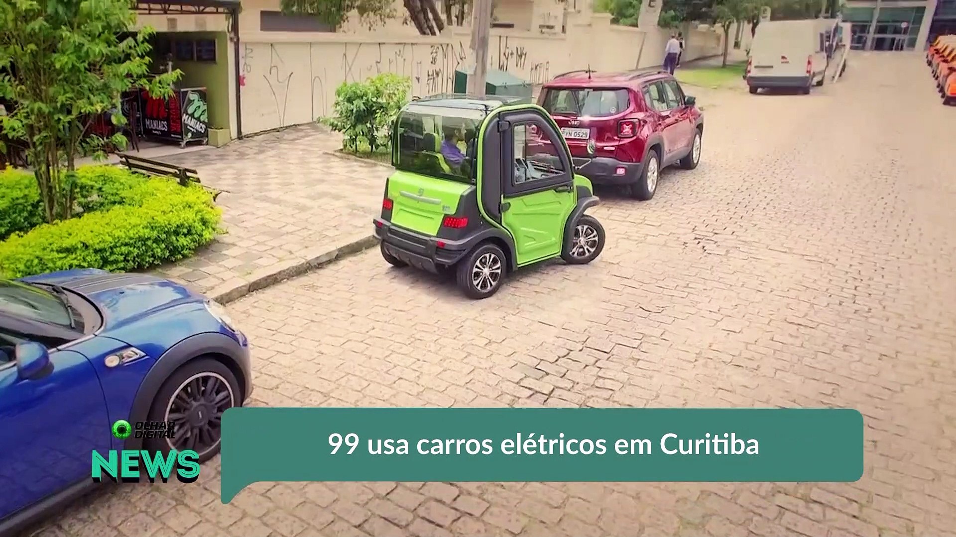99 oferece viagens com carros elétricos em Curitiba