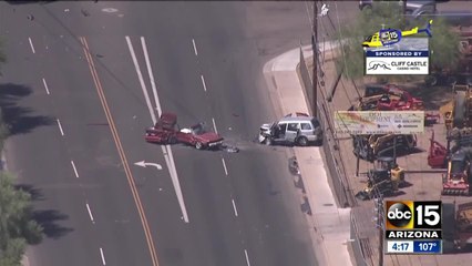 One killed in crash near 7th Avenue and Broadway