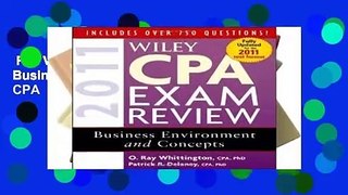 Full Version  Wiley CPA Exam Review 2011: Business Environment and Concepts (Wiley CPA