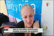 Tumbes: más de 100 niños venezolanos duermen en la frontera