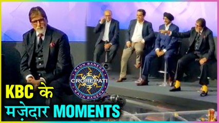 Amitabh Bachchan FUNNY Moments From The Sets Of Kaun Banega Crorepati 2019 Show Launch
