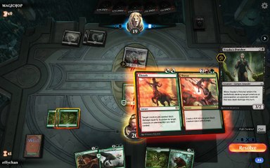 Mono Green vs Mono Black (Standard)