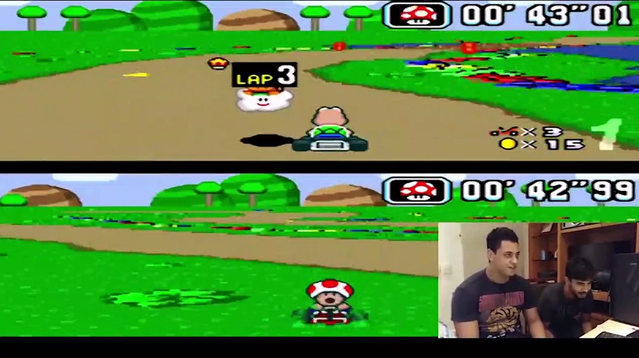JOGANDO E ZOANDO - Super Mario Kart