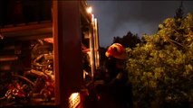 Un incendio forestal pone en peligro la isla griega de Eubea