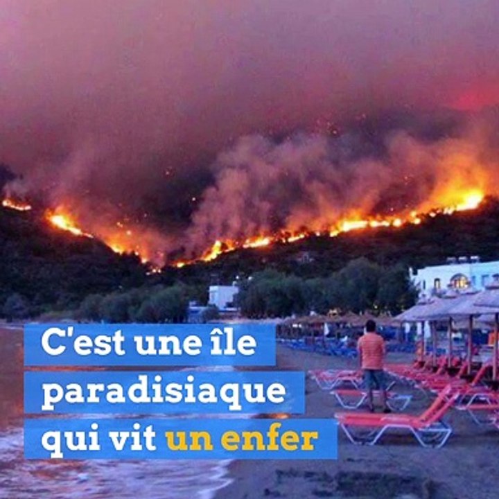La Grèce appelle l'Europe à l'aide pour venir à bout d'un incendie sur l'île d'Eubé