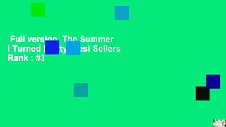 Full version  The Summer I Turned Pretty  Best Sellers Rank : #3
