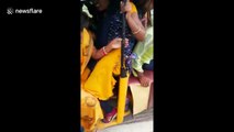 24 passengers caught travelling in seven-seat tuk tuk in southern India