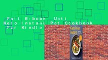 Full E-book  Unti Keto Instant Pot Cookbook  For Kindle