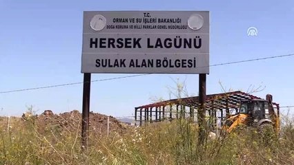 Hersek Lagünü'nün "engelsiz kuş gözlem kulesi" projesi tamamlanıyor
