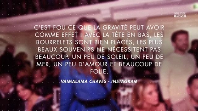 Vaimalama Chaves critiquée sur son poids : la tête en bas , elle répond