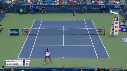 تنس: بطولة سينسيناتي: فينوس ويليامس تهزم بيرتينز 6-3 و 3-6 و 7-6