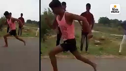 ઉઘાડા પગે 11 સેકન્ડમાં 100 મીટર દોડ્યો યુવક, હવે સરકાર એથલેટ બનવાની ટ્રેનિંગ આપશે