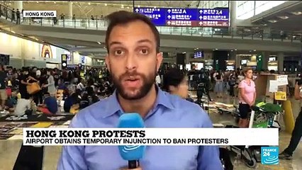 Hong Kong: "We really apologise for everything," says protester