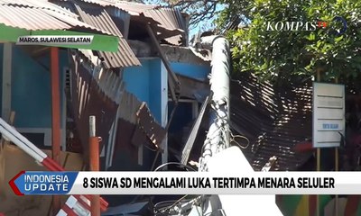8 Siswa Sekolah Dasar Alami Luka Tertimpa Tower Seluler