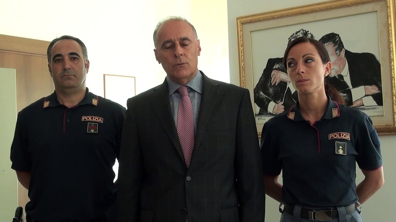 Video Questore Vallone per omessa custodia armi
