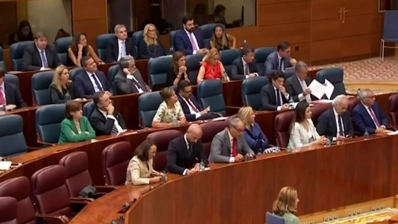 Los 'zascas' de Ayuso a Podemos: "Hablan de feminismo quienes traen a esta Cámara a Infancia Libre"