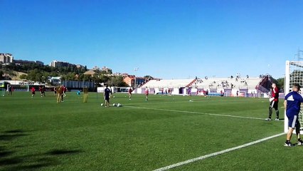 Primer Entrenamiento de Lunin con el Real Valladolid