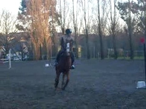 parcours de CSO avec Jasmin 1m