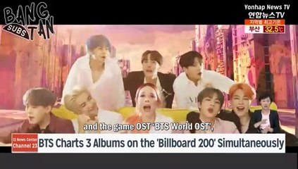 [ENG] 190814 BTS Charts 3 Albums on the 'Billboard 200' Simultaneously