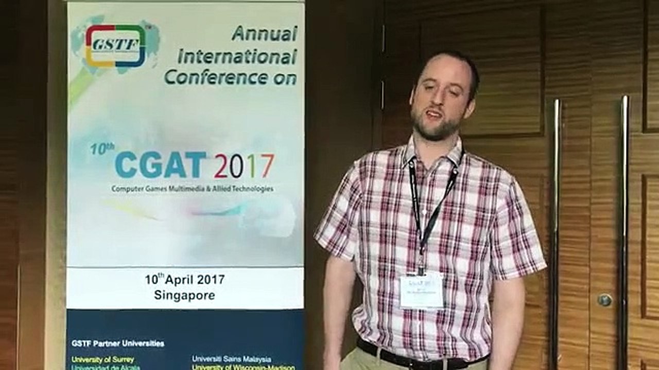 Stephen Dowsland at CGAT Conference 2017 by GSTF Singapore