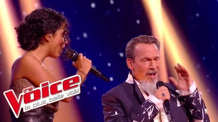 J'oublierai ton nom - Johnny Hallyday | Lucie et Florent Pagny | The Voice France 2017 | Live