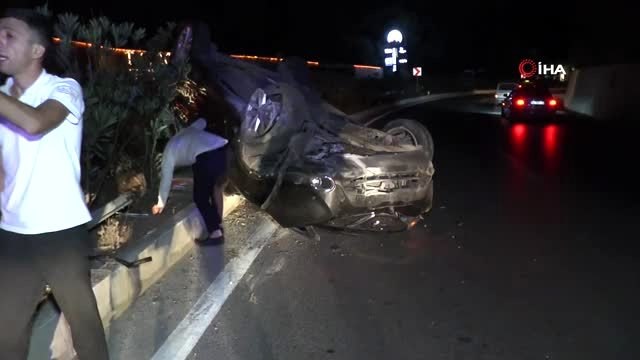 Bu araçtan burnu bile kanamadan kurtuldu