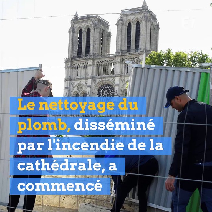 La dépollution du quartier autour de Notre-Dame a commencé