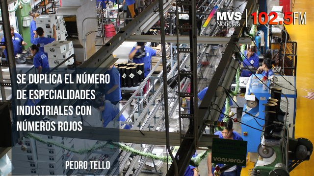 Se duplica el número de especialidades industriales con números rojos