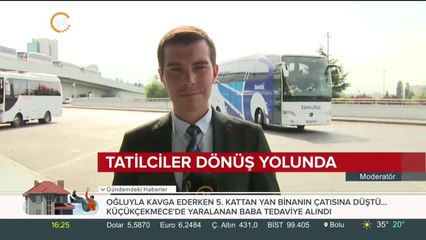 Otogarlarda ve havalimanlarında bayram dönüşü yoğunluğu