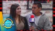 ¡Zudikey y Pato le platican a Quirarte cómo nació su amor gracias a Exatlón! | Venga La Alegría