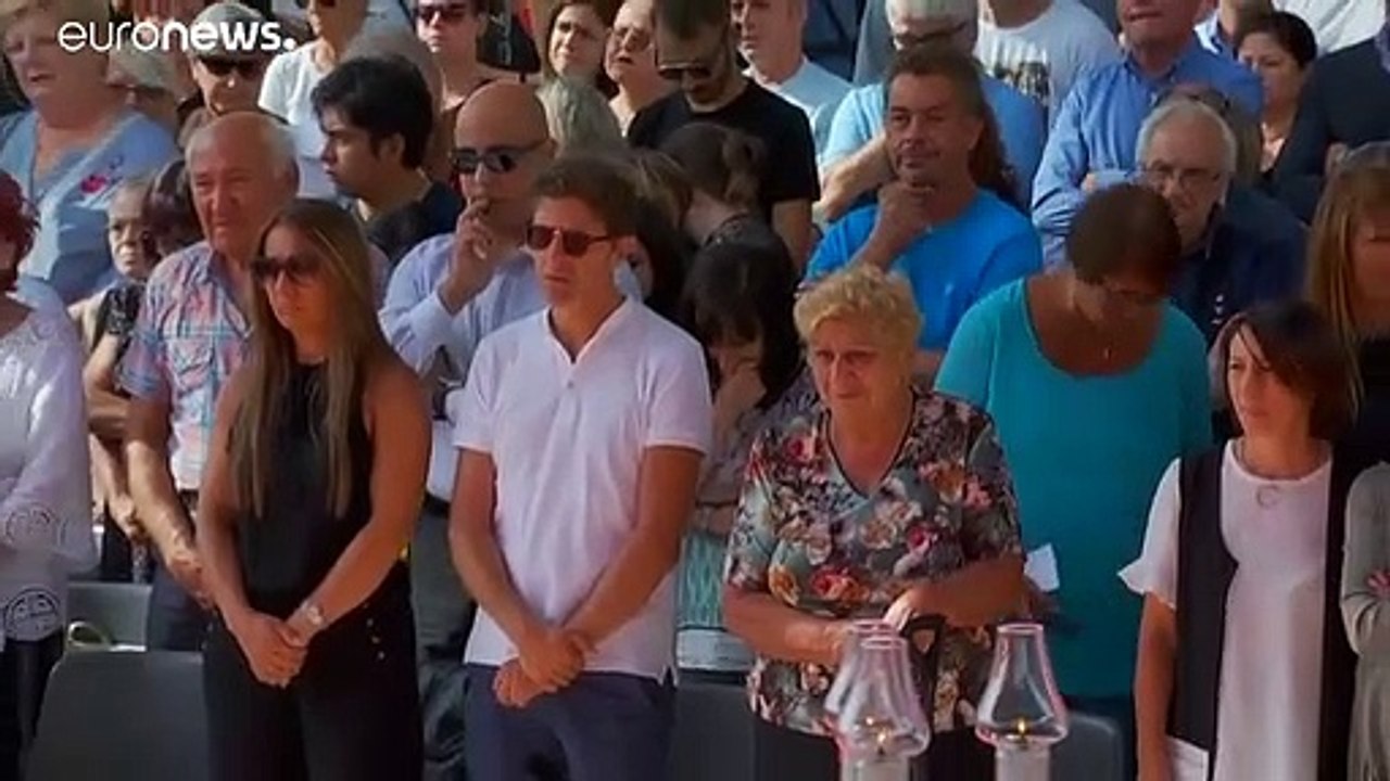 Génova recuerda a las 43 víctimas del derrumbe del puente Morandi un año después