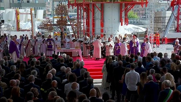Italia conmemora el primer aniversario del derrumbe del puente de Génova