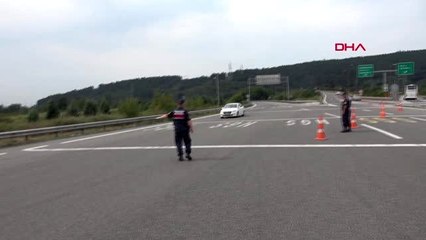 Jandarmadan bayram dönüşü 'emniyet kemeri' uygulaması