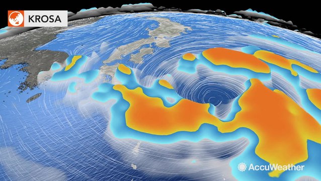Satellite imagery captures Krosa as Japan braces for impacts