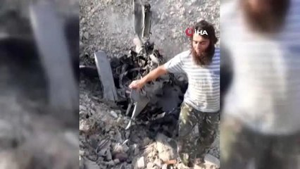 - İdlib'te rejime ait bir Rus uçağı düşürüldü