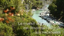 Risque d'incendie maximum: les vacanciers privés de calanques