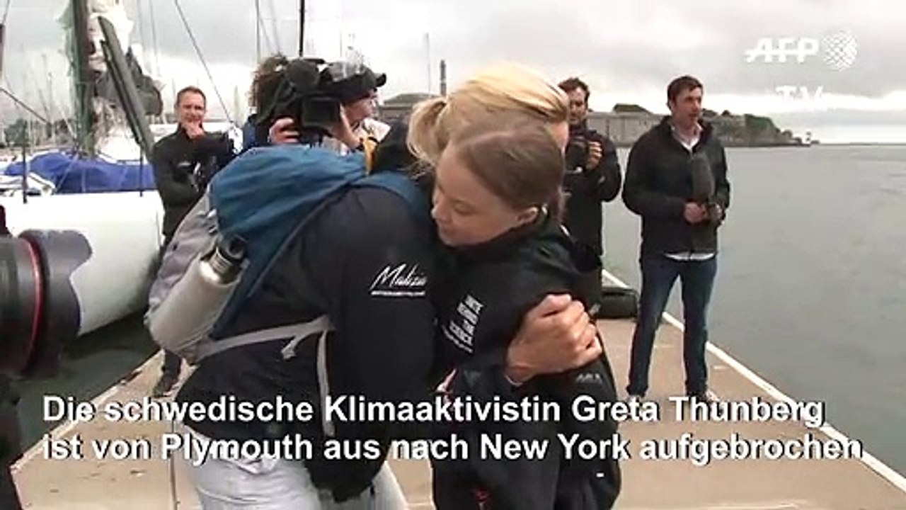 Greta sticht in see